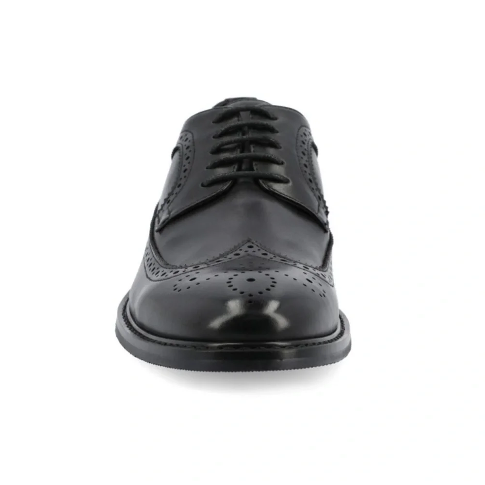 Vance Co. Gordy Tru Comfort Foam Wingtip Lace-up Dress Shoe, Black 10.5 new